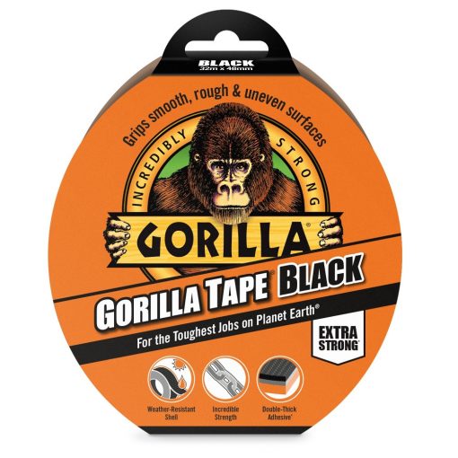 Gorilla Tape Black 32 M X 48 MM Čierna Extra Silná Lepiaca Páska