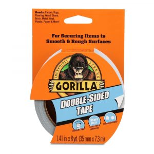   GORILLA SUPER GLUE TAPE KRIŠTÁĽOVO ČÍRA OBOJSTRANNÁ LEPIACA PÁSKA 15,8mm x 6,1m